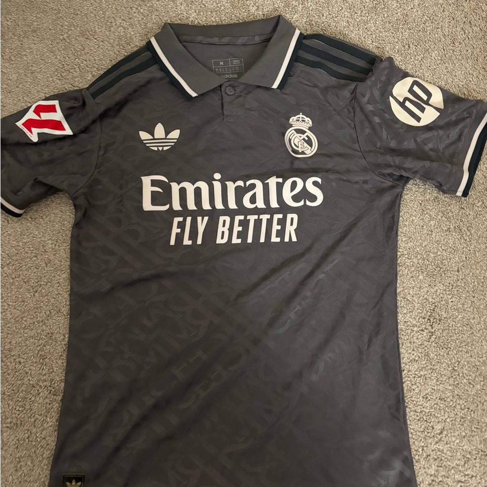 Adidas Real Madrid polo style soccer Jersey Tchouameni